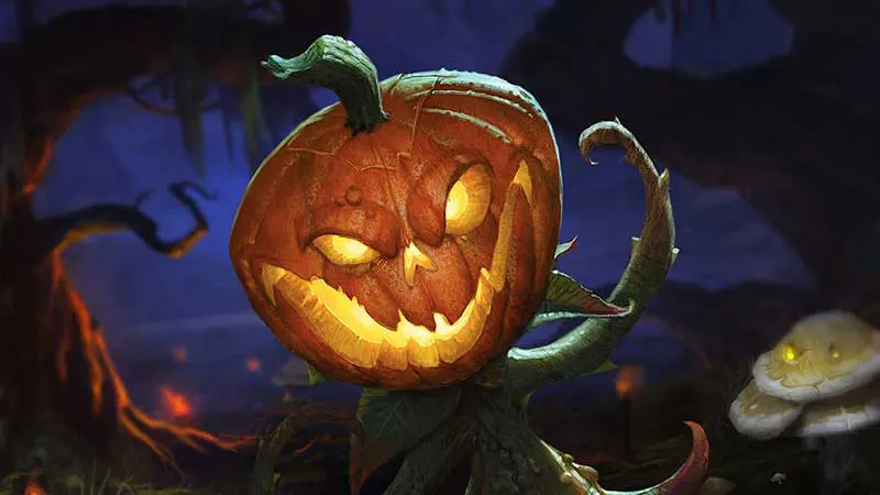 Creepy Halloween Pumpkin scary picture