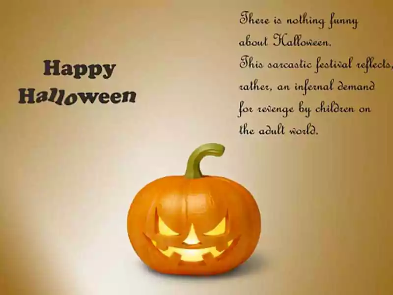 Funny Happy Halloween Quotes for Halloween Cards