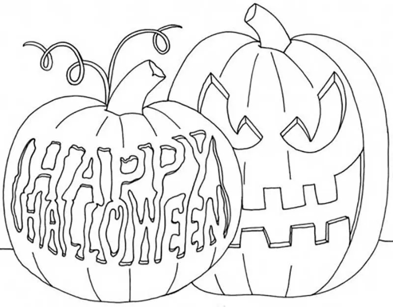Halloween Coloring Pictures collection