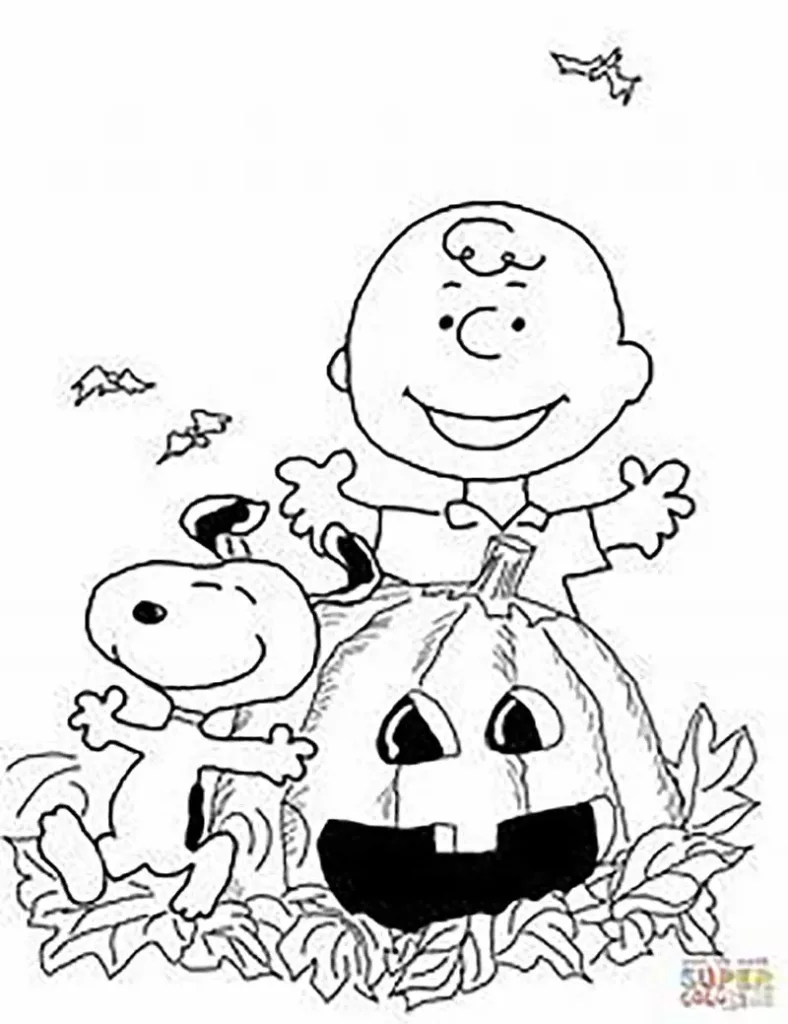 Halloween Coloring image