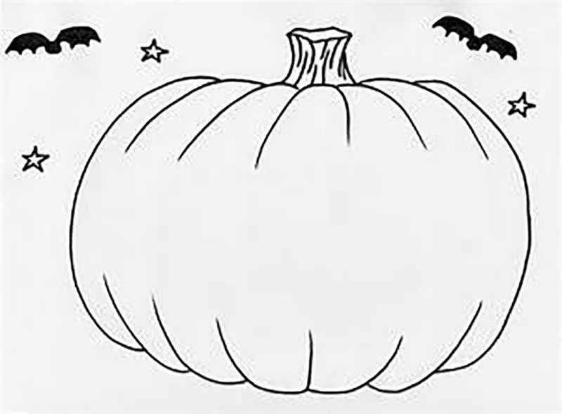 Halloween Pumpkin Drawing picture