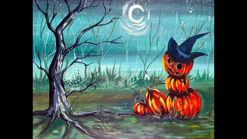 Halloween Pumpkin coloring picture