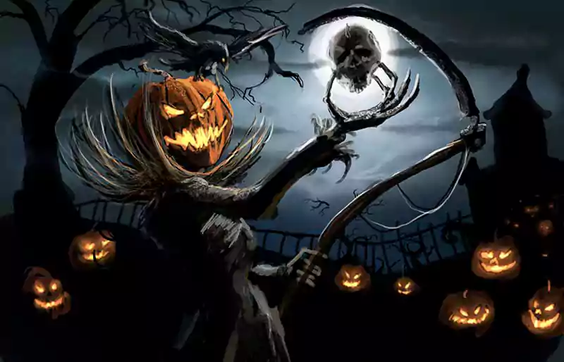 animated scary halloween images