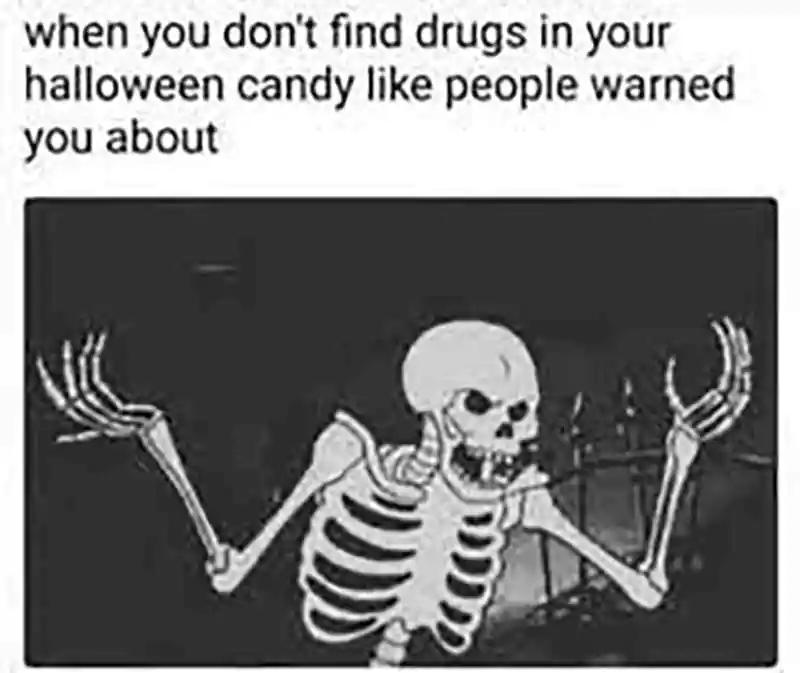 day after halloween candy meme