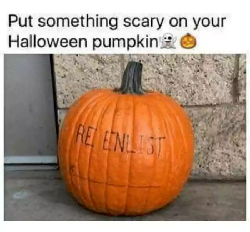 funny scary Halloween Pumpkin Meme