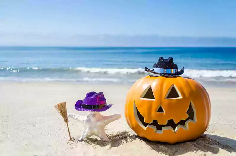 halloween beach image
