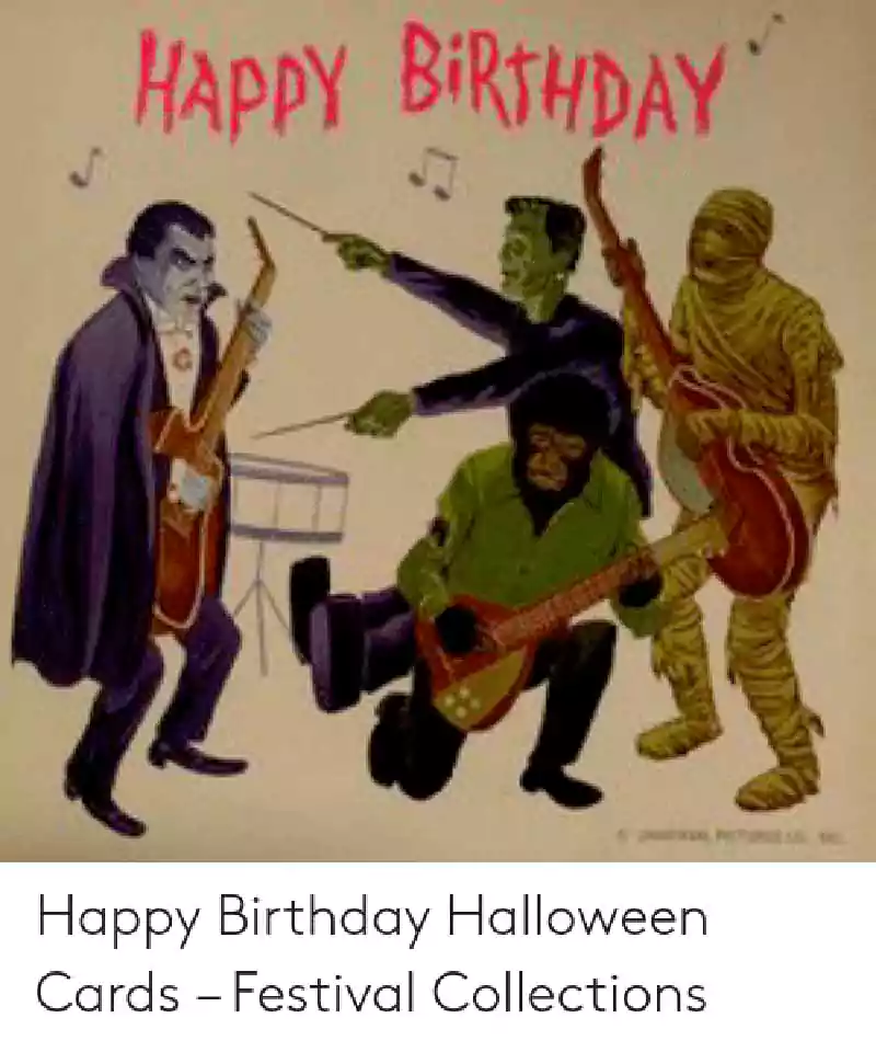 halloween happy birthday meme