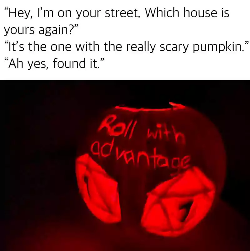 lighting Halloween Pumpkin Meme
