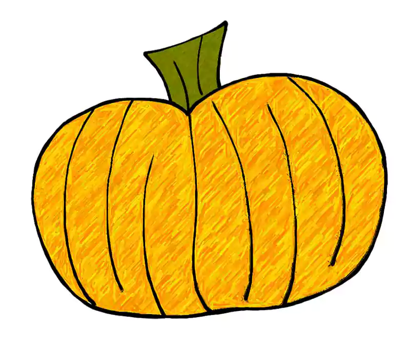 pumpkin art clipart