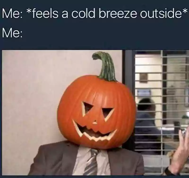 pumpkin face halloween meme