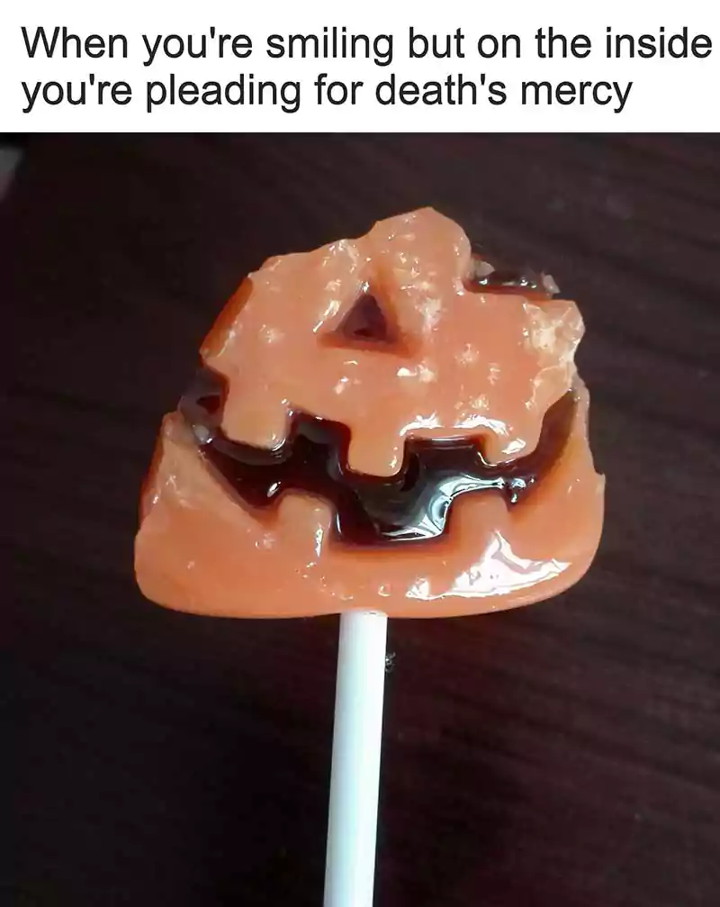 slingshot halloween candy meme