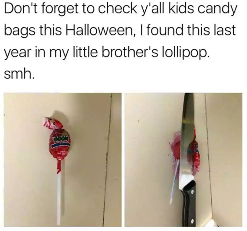 types of halloween candy meme