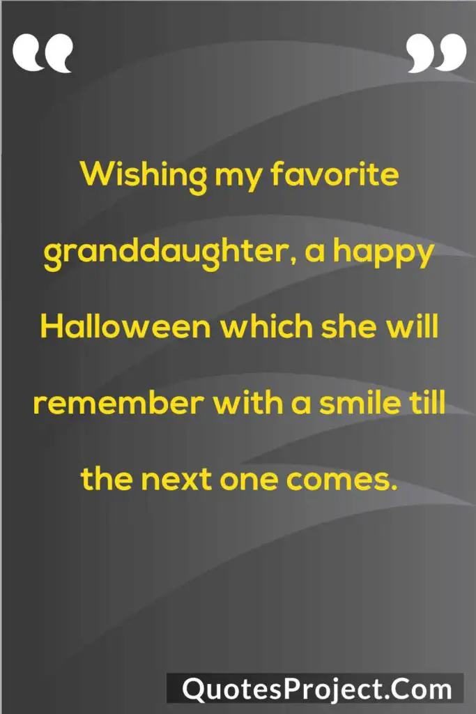 halloween wishes for granddaughter