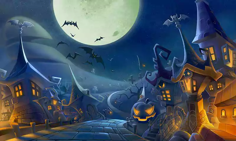 dark halloween iphone wallpaper