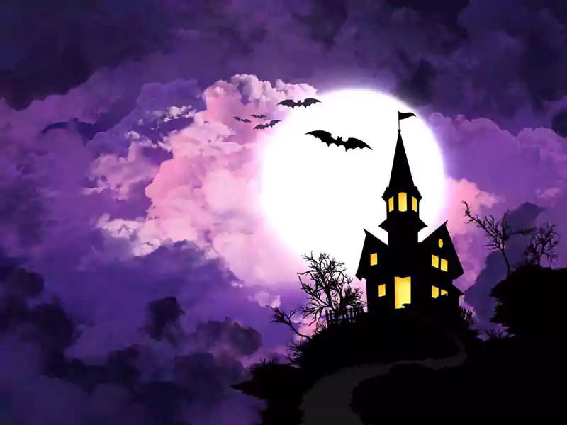 dark halloween theme background