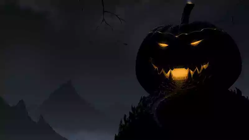 dark halloween theme background