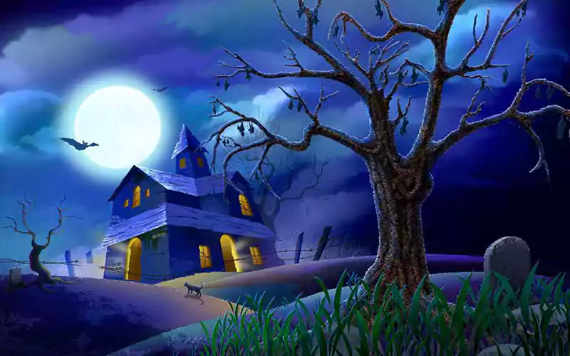 desktop halloween wallpaper animated