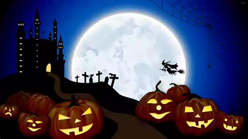 free halloween moon background