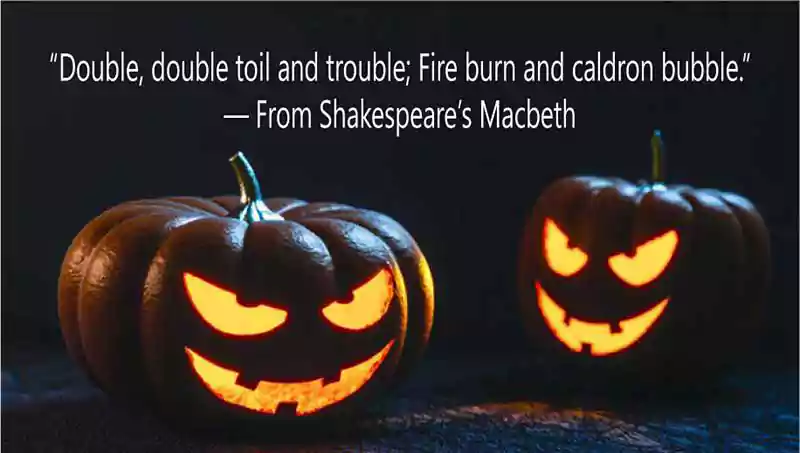 halloween card sayings