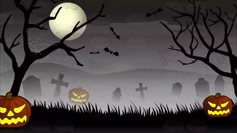 halloween clipart black background