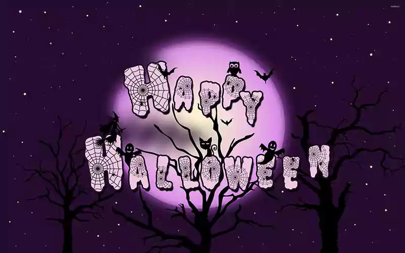 halloween graphical wallpaper