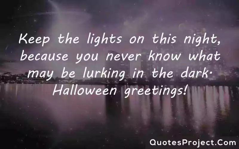 halloween greetings sayings