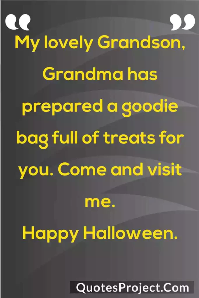 halloween wishes to grandchildren