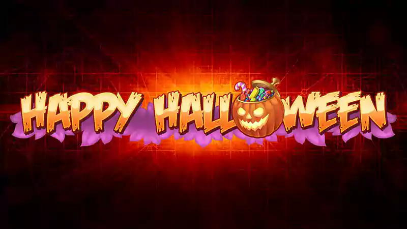 happy halloween awesome text wallpaper