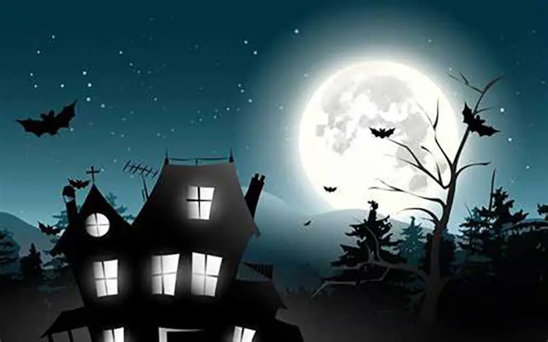 moon halloween iphone wallpaper