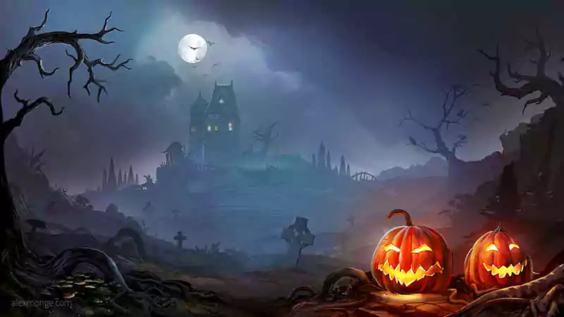 scary halloween wallpaper apps