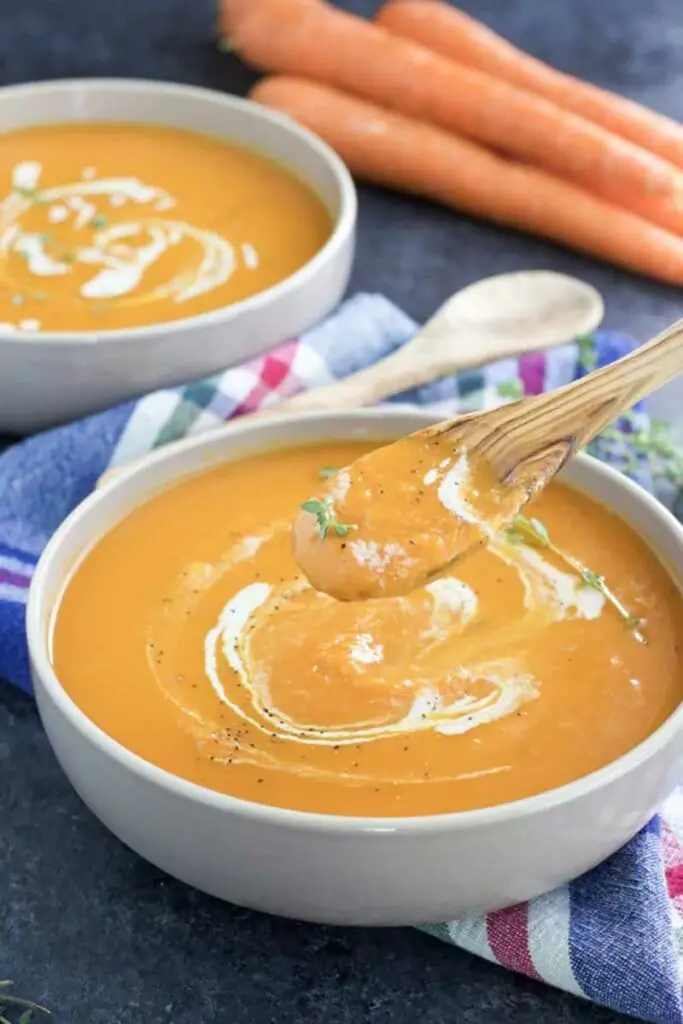 Ginger Carrot Sweet Potato Soup