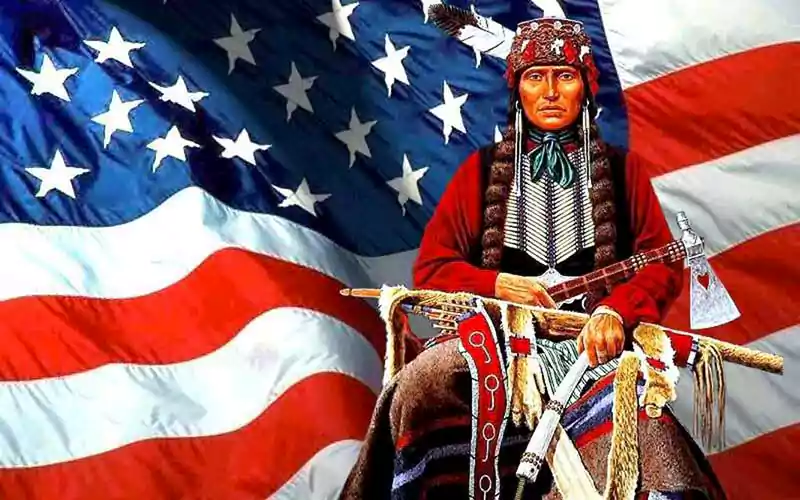 Native American Flag Ceremony