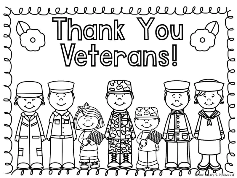 Veterans Day Coloring