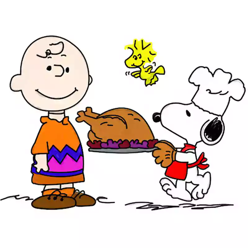 charlie brown and snoopy thanksgiving image