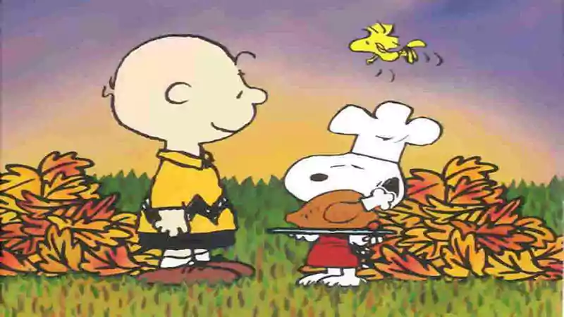 charlie brown thanksgiving animated image