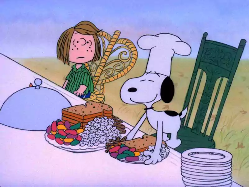 charlie brown thanksgiving cartoon picture