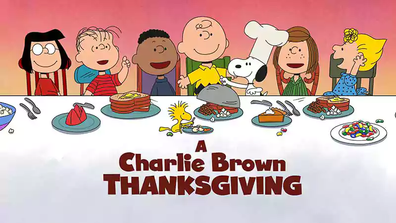 charlie brown thanksgiving dinner picture