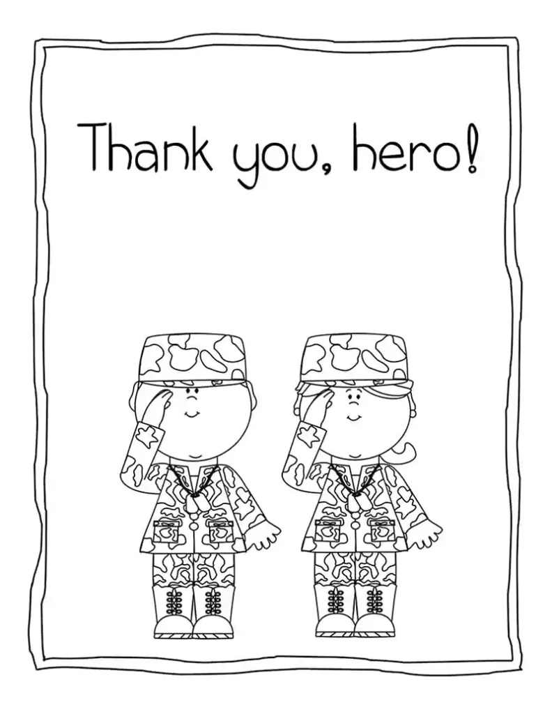 coloring pictures of veterans day