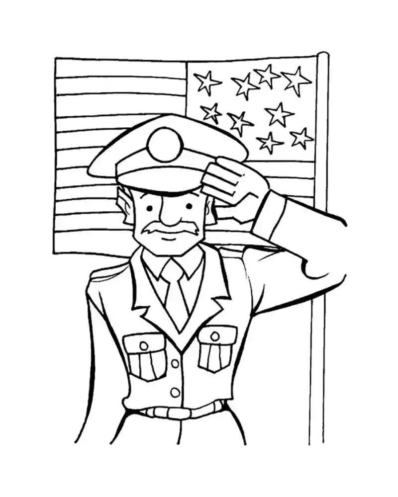 coloring pictures veterans day