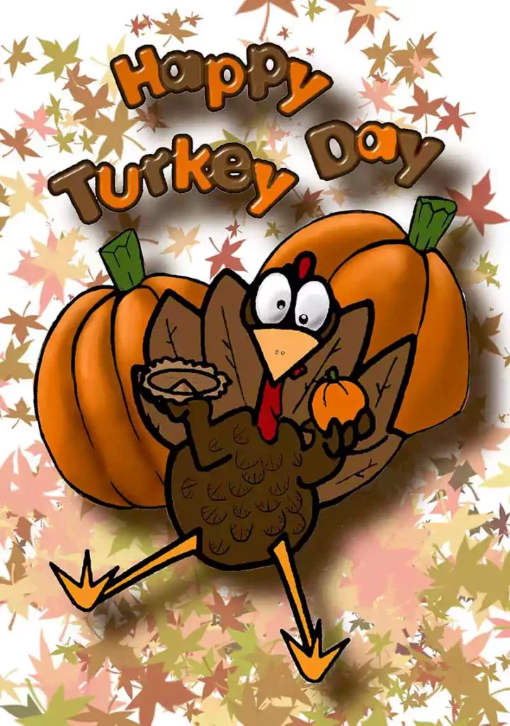 funny thanksgiving turkey image