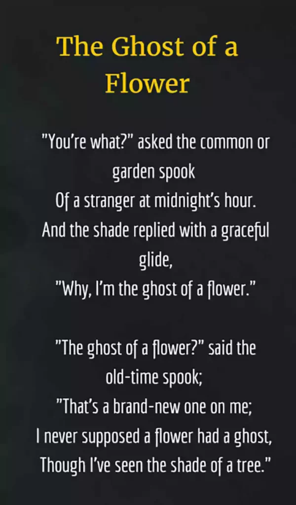 halloween love poems