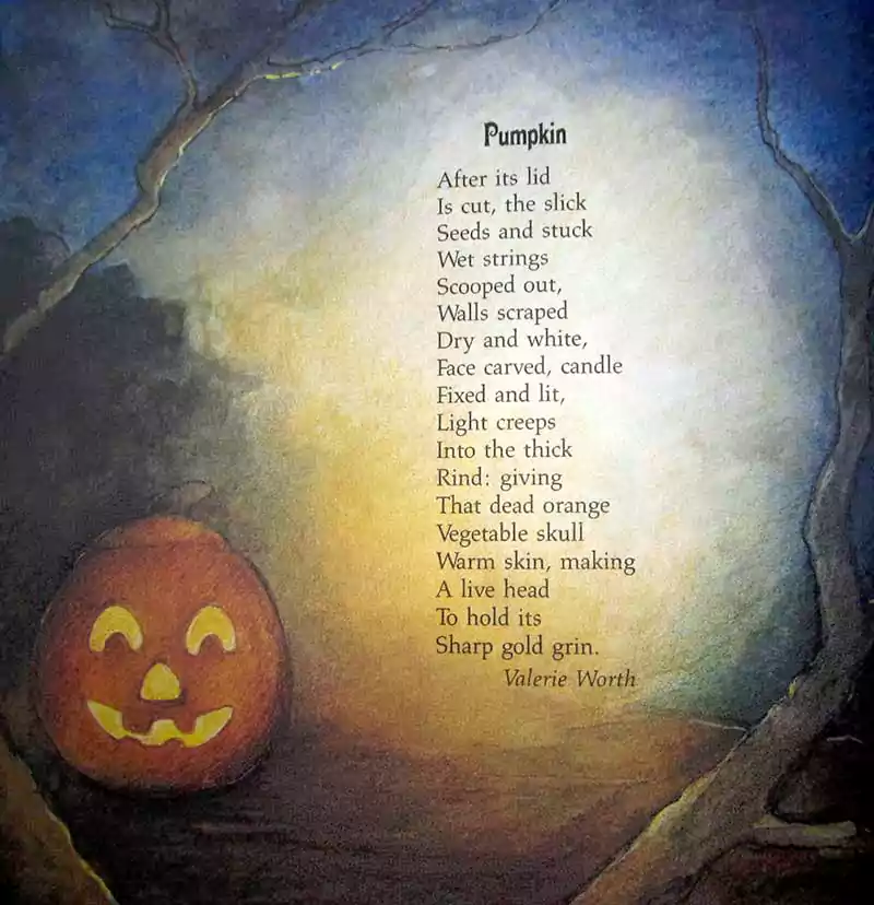 halloween poems for elementary students