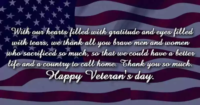 happy veterans day messages