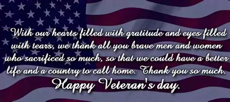 happy veterans day quotes thank you