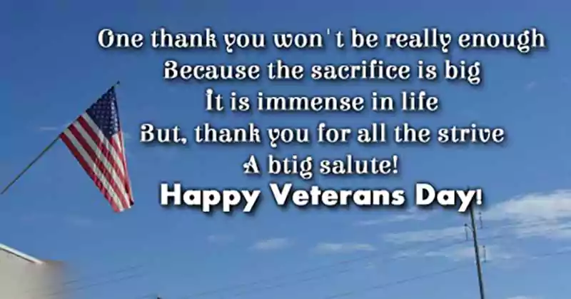 happy veterans day wishes