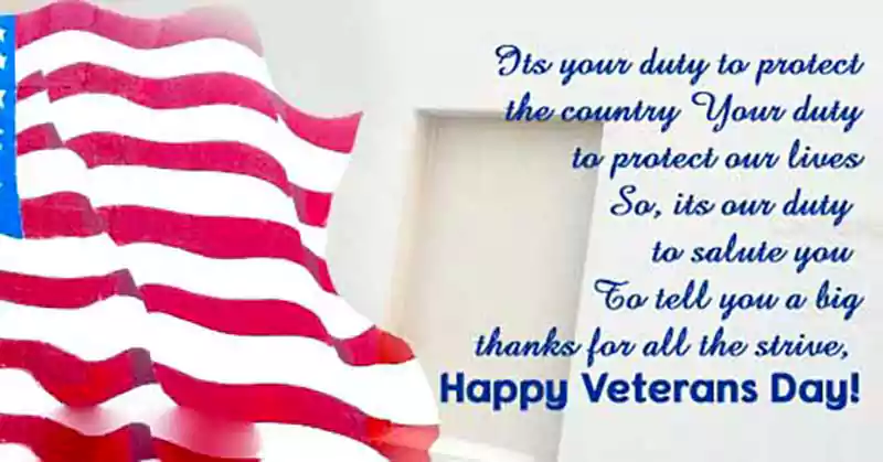 happy veterans day wishes