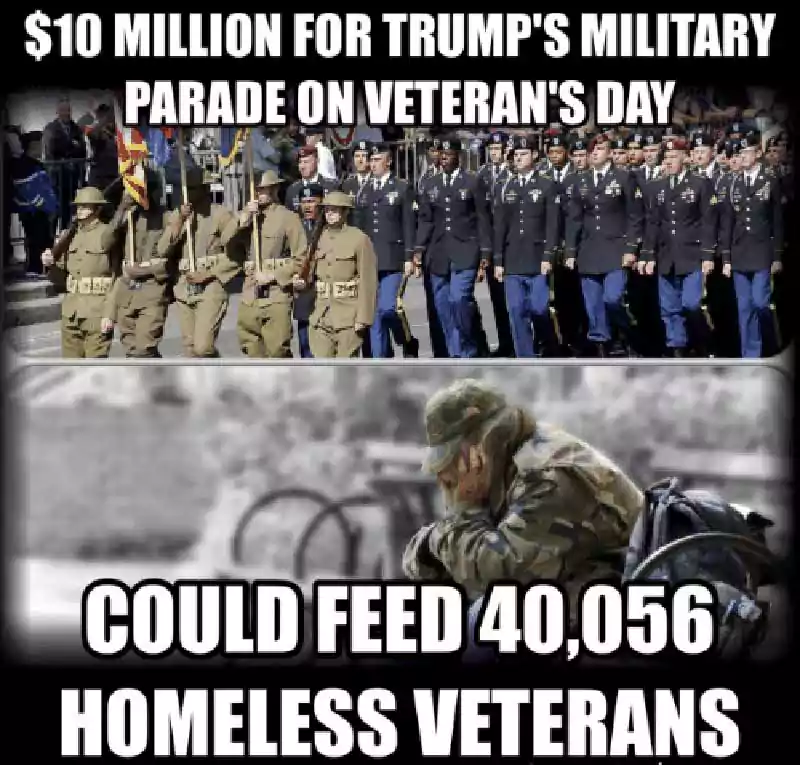 resident trump veterans day meme