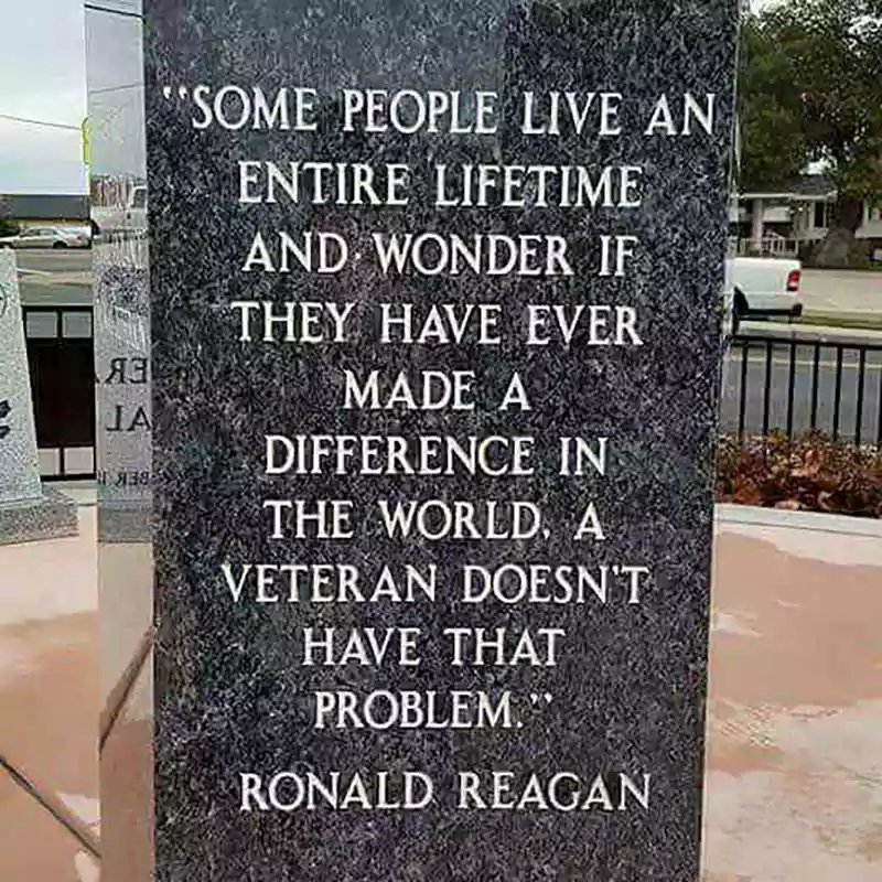 ronald reagan veterans day quotes