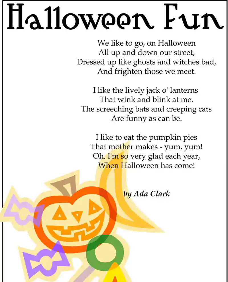 scary halloween poems