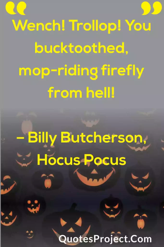 short scary halloween sayings